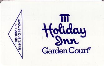 Hotel Keycard Holiday Inn Garden Court Generic Front