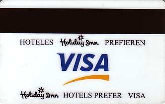 Hotel Keycard Holiday Inn Monterrey Mexico Back
