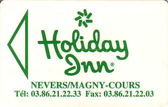 Hotel Keycard Holiday Inn Nevers France Front