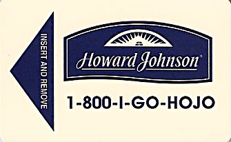 Hotel Keycard Howard Johnson Generic Front