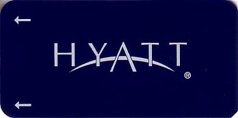 Hotel Keycard Hyatt Generic Front