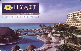 Hotel Keycard Hyatt Cancun Mexico Front