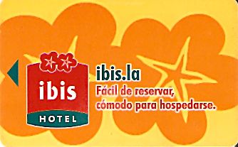 Hotel Keycard Ibis Buenos Aires Argentina Front
