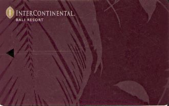 Hotel Keycard Inter-Continental Bali Indonesia Front