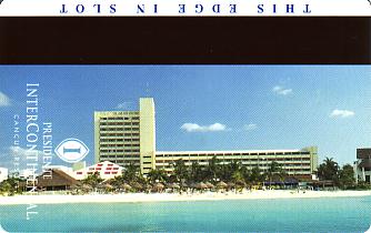 Hotel Keycard Inter-Continental Cancun Mexico Back