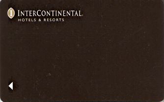 Hotel Keycard Inter-Continental Chicago U.S.A. Front