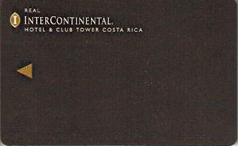 Hotel Keycard Inter-Continental  Costa Rica Front