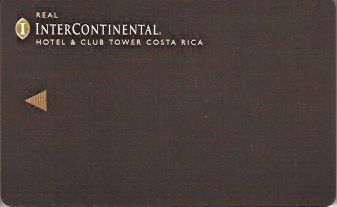 Hotel Keycard Inter-Continental  Costa Rica Front