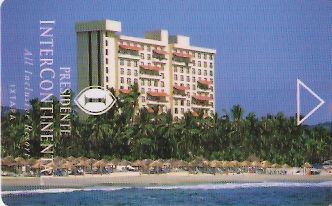 Hotel Keycard Inter-Continental Ixtapa Mexico Front