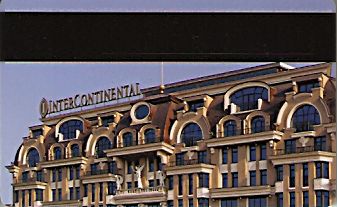 Hotel Keycard Inter-Continental Kiev Ukraine Back