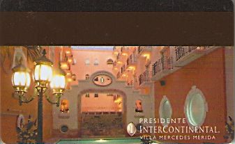 Hotel Keycard Inter-Continental Merida Venezuela Back