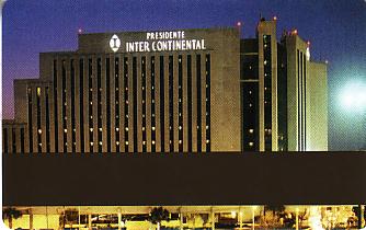 Hotel Keycard Inter-Continental Monterrey Mexico Back