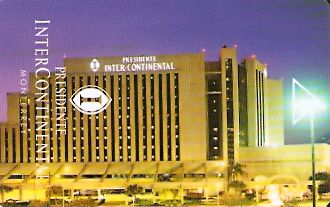 Hotel Keycard Inter-Continental Monterrey Mexico Front