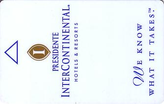 Hotel Keycard Inter-Continental Puerto Vallarta Mexico Front