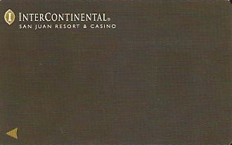 Hotel Keycard Inter-Continental San Juan Puerto Rico Front