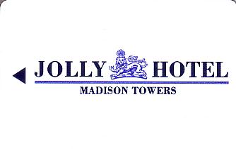 Hotel Keycard Jolly Hotels Madison Towers  Front