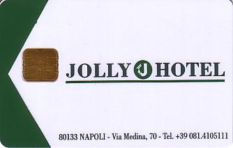 Hotel Keycard Jolly Hotels Naples Italy Front