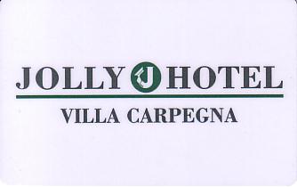 Hotel Keycard Jolly Hotels Rome Italy Front
