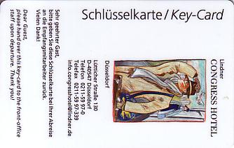 Hotel Keycard Lindner Duesseldorf Germany Front