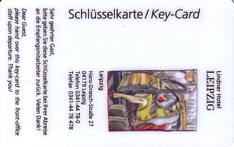 Hotel Keycard Lindner Leipzig Germany Front