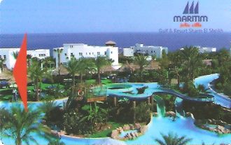 Hotel Keycard Maritim Sharm El Sheikh Egypt Front