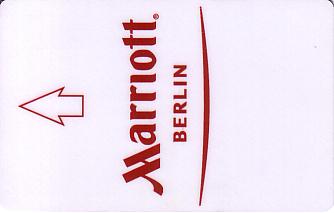 Hotel Keycard Marriott Berlin Germany Front