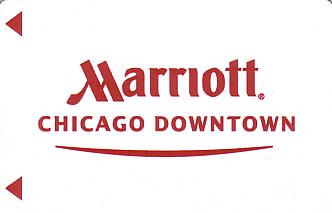 Hotel Keycard Marriott Chicago U.S.A. Front