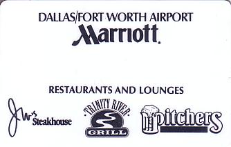 Hotel Keycard Marriott Dallas U.S.A. Front