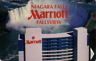 Hotel Keycard Marriott Niagara Falls Canada Front