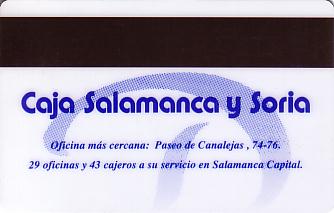 Hotel Keycard Sol Melia Salamanca Spain Back