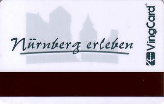 Hotel Keycard Mercure Nuremberg Germany Back