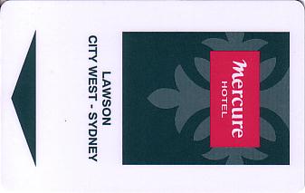 Hotel Keycard Mercure Sydney Australia Front