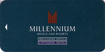 Hotel Keycard Millennium Generic Front