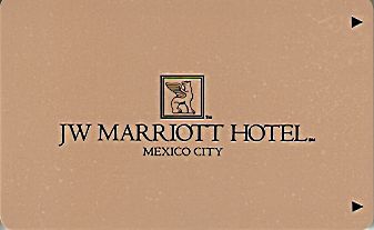 Hotel Keycard Marriott - JW Mexico City Mexico Front