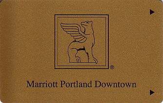 Hotel Keycard Marriott - JW Portland U.S.A. Front