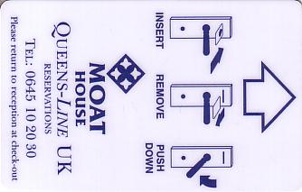 Hotel Keycard Moat House Generic Front