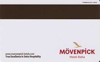Hotel Keycard Movenpick Doha Qatar Back