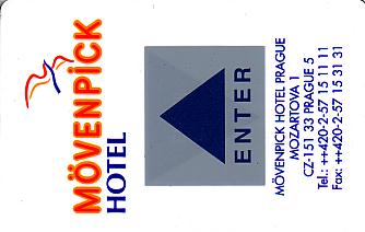 Hotel Keycard Movenpick Prague Czech Republic Front