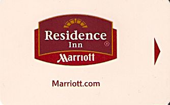 Hotel Keycard Marriott - Residence Inn Generic Front