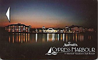 Hotel Keycard Marriott - Vacation Club Cypress Harbour U.S.A. Front