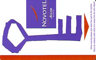 Hotel Keycard Novotel Generic Front