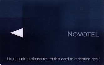 Hotel Keycard Novotel  Australia Front