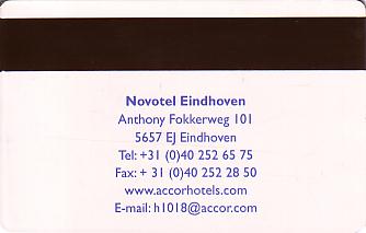 Hotel Keycard Novotel Eindhoven Netherlands Back