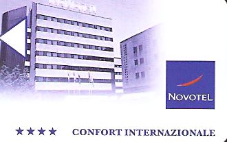 Hotel Keycard Novotel Milan Italy Front