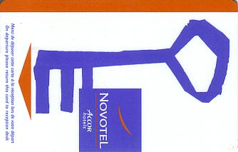 Hotel Keycard Novotel Noumea New Caledonia Front