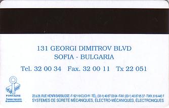 Hotel Keycard Novotel Sofia Bulgaria Back