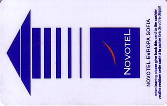 Hotel Keycard Novotel Sofia Bulgaria Front