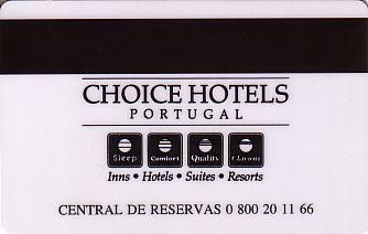 Hotel Keycard Quality Inn & Suites Sabrosa Portugal Back