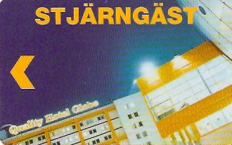 Hotel Keycard Quality Inn & Suites Stjarngast Sweden Front