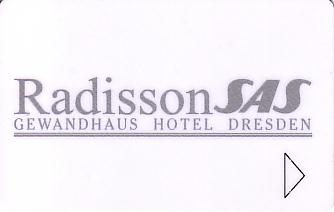 Hotel Keycard Radisson Dresden Germany Front